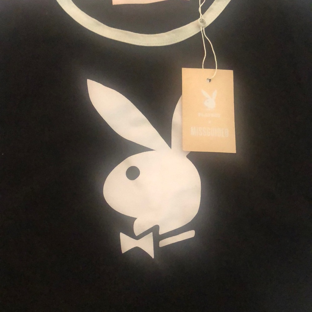 Cropped playboy shirt